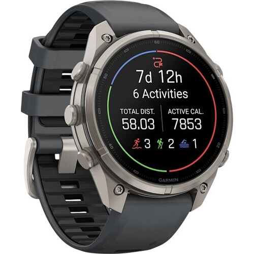 Смарт-часы Garmin Fēnix 9 Pro 47 mm Graphite/Black, ЦВЕТ: Graphite/Black, РАЗМЕР КОРПУСА: 47 мм, ВЕРСИЯ: Pro, изображение 3