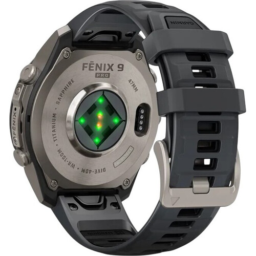 Смарт-часы Garmin Fēnix 9 Pro 51 mm Graphite/Black, ЦВЕТ: Graphite/Black, РАЗМЕР КОРПУСА: 51 мм, ВЕРСИЯ: Pro, изображение 5