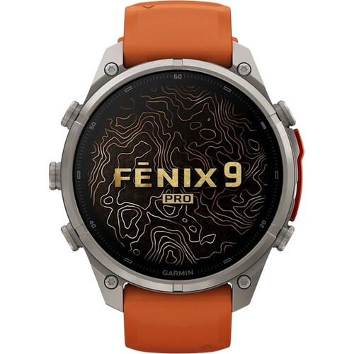 Смарт-часы Garmin Fēnix 9 Pro 51 mm Autumn Orange/Spark Orange, ЦВЕТ: Autumn Orange/Spark Orange, РАЗМЕР КОРПУСА: 51 мм, ВЕРСИЯ: Pro, изображение 2