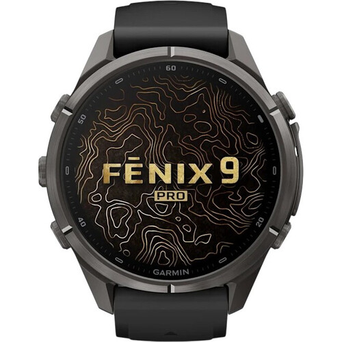 Смарт-часы Garmin Fēnix 9 Pro 43 mm Carbon Gray DLC Titanium/Black, ЦВЕТ: Carbon Gray DLC Titanium/Black, РАЗМЕР КОРПУСА: 43 мм, ВЕРСИЯ: Pro, изображение 2