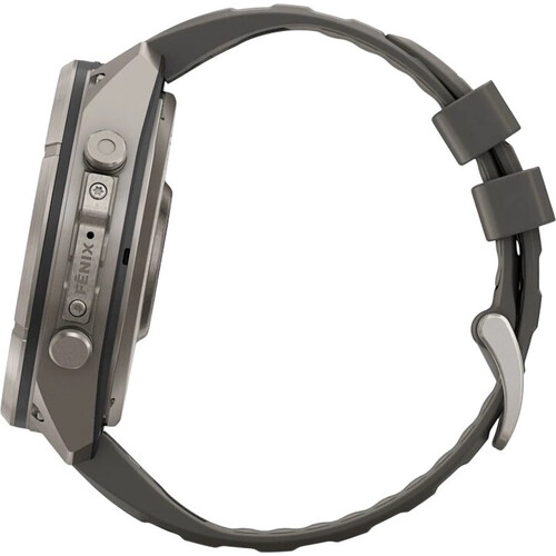 Смарт-часы Garmin Fēnix 9 Pro | Solar 47 mm Pebble Gray/Silver Gray, ЦВЕТ: Carbon Gray DLC Titanium/Black, РАЗМЕР КОРПУСА: 47 мм, ВЕРСИЯ: Pro | Solar, изображение 6