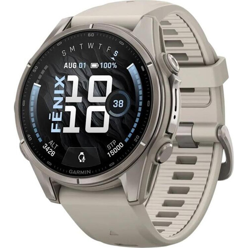 Смарт-часы Garmin Fēnix 9 43 mm Titanium/Fog Gray, ЦВЕТ: Titanium/Fog Gray, РАЗМЕР КОРПУСА: 43 мм, ВЕРСИЯ: Fēnix 9