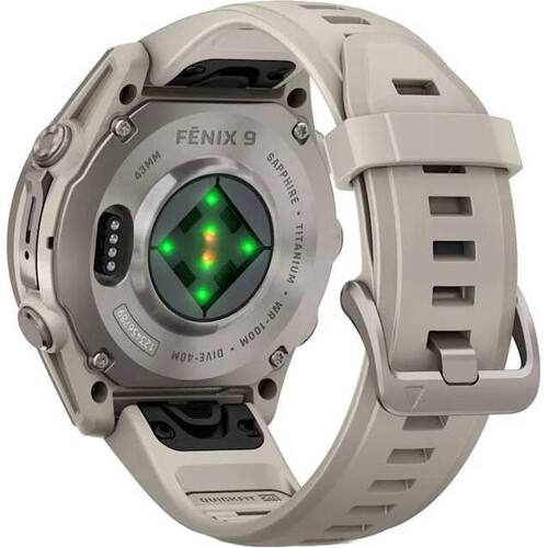 Смарт-часы Garmin Fēnix 9 43 mm Titanium/Fog Gray, ЦВЕТ: Titanium/Fog Gray, РАЗМЕР КОРПУСА: 43 мм, ВЕРСИЯ: Fēnix 9, изображение 5