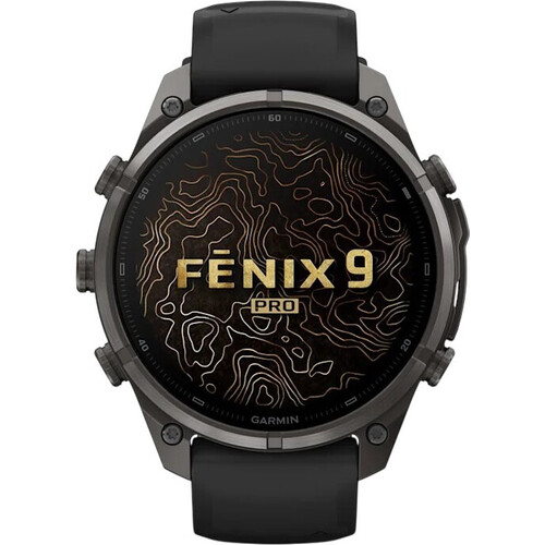 Смарт-часы Garmin Fēnix 9 Pro 47 mm Carbon Gray DLC Titanium/Black, ЦВЕТ: Carbon Gray DLC Titanium/Black, РАЗМЕР КОРПУСА: 47 мм, ВЕРСИЯ: Pro, изображение 2