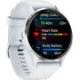 Смарт-часы Garmin Venu 3 Silver Stainless Steel Bezel with Whitestone Case, РАЗМЕР КОРПУСА: 45 мм, ЦВЕТ/МОДЕЛЬ: Silver Stainless Steel Bezel with Whitestone Case, изображение 3