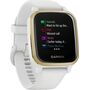 Смарт-часы Garmin Venu Sq Light Gold Aluminum Bezel with White Case, ЦВЕТ/МОДЕЛЬ: Light Gold Aluminum Bezel with White Case, изображение 3
