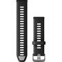 Ремешок сменный Quick Release 22 мм - Black/Powder Gray, ЦВЕТ: Black/Powder Gray, МАТЕРИАЛ РЕМЕШКА: Силикон
