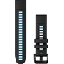 Ремешок сменный QuickFit 22 мм - Black/Cirrus Blue, ЦВЕТ: Black/Cirrus Blue, МАТЕРИАЛ РЕМЕШКА: Силикон