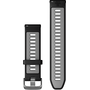 Ремешок сменный Quick Release 22 мм - Black/Powder Gray, ЦВЕТ: Black/Powder Gray, МАТЕРИАЛ РЕМЕШКА: Силикон, изображение 2