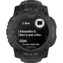 Смарт-часы Instinct 3 Solar, Tactical 50 mm Black with Black Band, РАЗМЕР КОРПУСА: 50 мм, ВЕРСИЯ: Instinct 3 Solar, Tactical, ЦВЕТ: Black, изображение 2