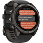 Смарт-часы Fēnix 8 Pro Amoled 47 mm Carbon Gray DLC Titanium with Black/Pebble Gray, РАЗМЕР КОРПУСА: 47 мм, ВЕРСИЯ: Pro | Amoled, ЦВЕТ: Carbon Gray DLC Titanium/Black/Pebble Gray, изображение 3