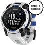 Смарт-часы Instinct 3 Solar 45 mm Whitestone/Bolt Blue, РАЗМЕР КОРПУСА: 45 мм, ВЕРСИЯ: Instinct 3 Solar, ЦВЕТ: Whitestone/Bolt Blue